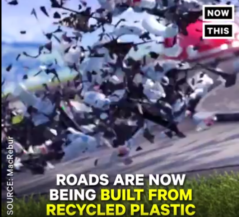 Roads Made From Recycled Plastic